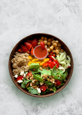 Strawberry Granola Bowl